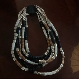 Elegant Multi-Strand Beaded Necklace